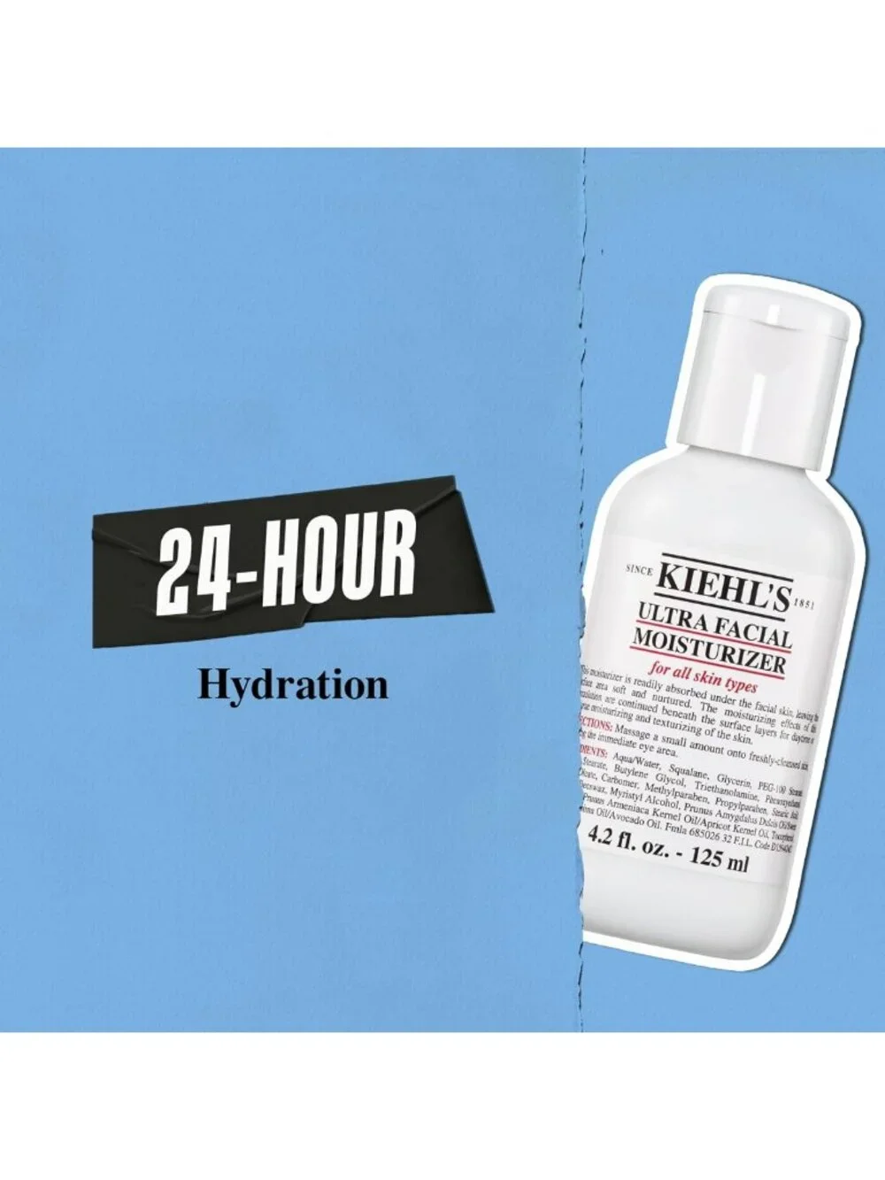 Ultra Facial Moisturizer for Daily Hydration, Squalane & Glycerin